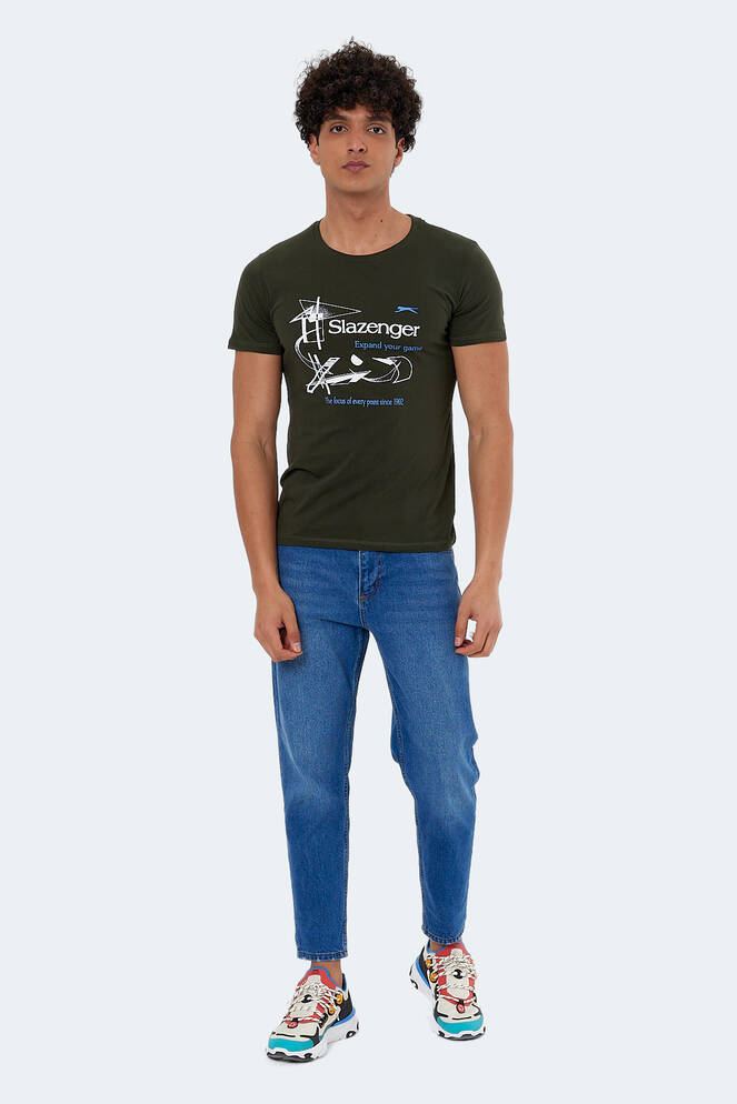 Slazenger KAREL Erkek Koyu Yeşil Tişört