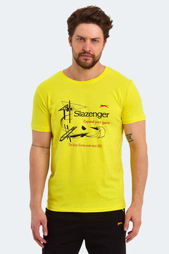 Slazenger - Slazenger KAREL Erkek Açık Sarı Tişört