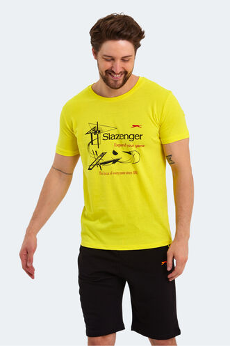 Slazenger KAREL Erkek Açık Sarı Tişört - Thumbnail