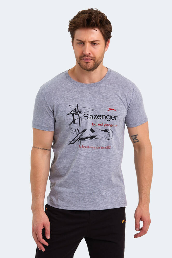 Slazenger KAREL Erkek Gri Tişört