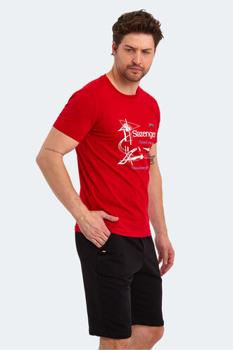 Slazenger KAREL Erkek Kırmızı Tişört - Thumbnail