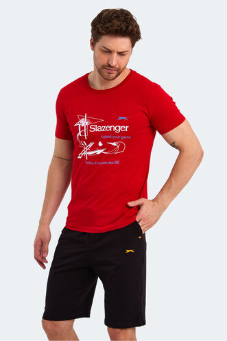 Slazenger KAREL Erkek Kırmızı Tişört - Thumbnail