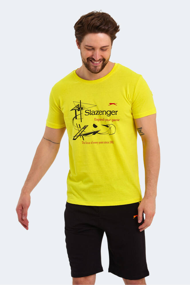 Slazenger KAREL Men's Short Sleeve T-Shirt Light Yellow
