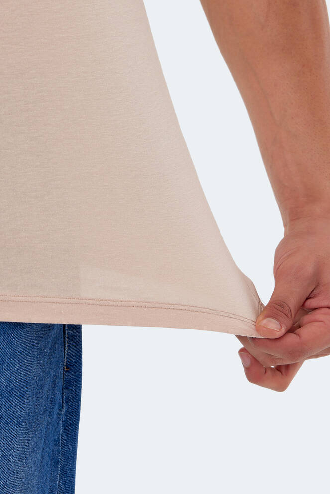 Slazenger KAREL Men's Short Sleeve T-Shirt Beige