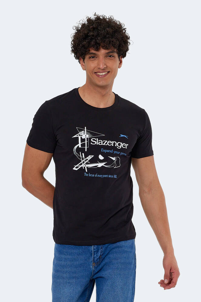 Slazenger KAREL Men's Short Sleeve T-Shirt Black