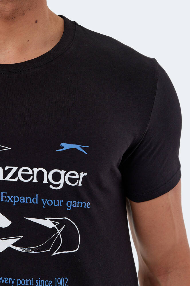 Slazenger KAREL Men's Short Sleeve T-Shirt Black