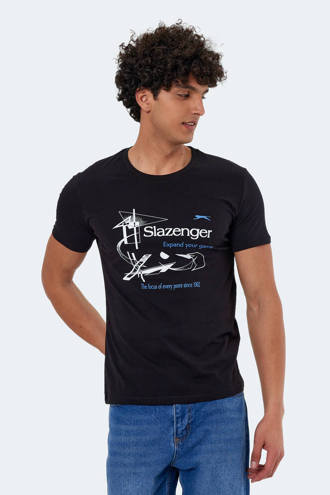Slazenger KAREL Men's Short Sleeve T-Shirt Black