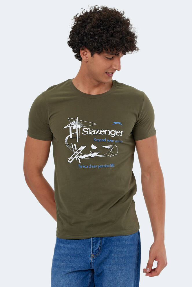 Slazenger KAREL Men's Short Sleeve T-Shirt Khaki