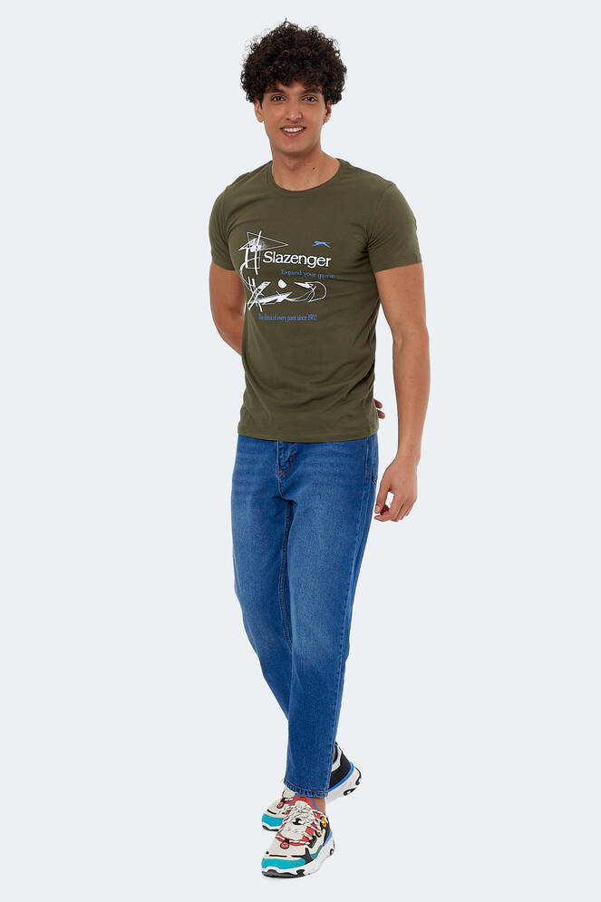Slazenger KAREL Men's Short Sleeve T-Shirt Khaki