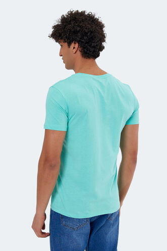 Slazenger KAREL Men's Short Sleeve T-Shirt Mint - Thumbnail