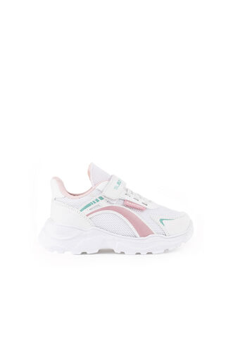Slazenger KARISSA Kız Çocuk Spor Ayakkabıları Beyaz - Pembe - Thumbnail