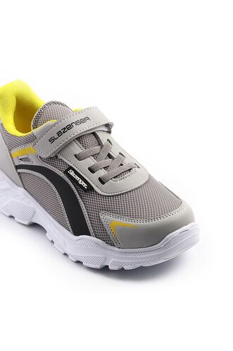 Slazenger KARISSA Sneaker Erkek Çocuk Ayakkabı Gri - Siyah - Thumbnail
