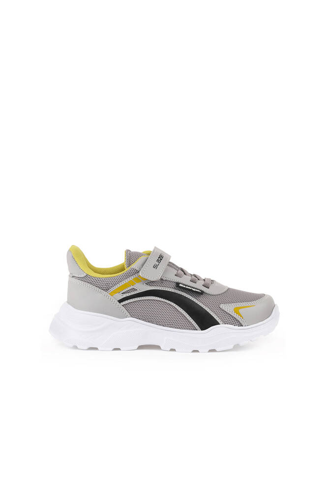 Slazenger KARISSA Sneaker Erkek Çocuk Ayakkabı Gri - Siyah