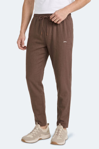 Slazenger - Slazenger KARMELA Erkek Cepli Kahve Pantolon