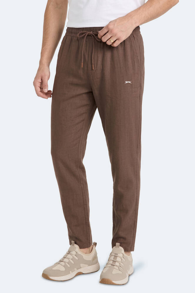 Slazenger KARMELA Erkek Cepli Kahve Pantolon