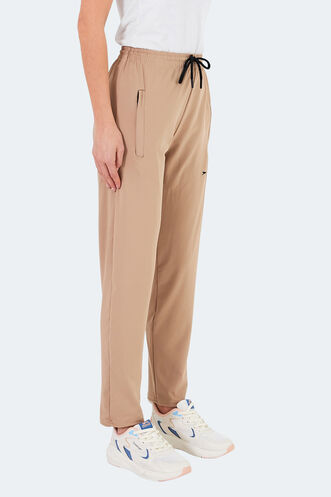 Slazenger KARMOR Women's Sweatpants Beige - Thumbnail
