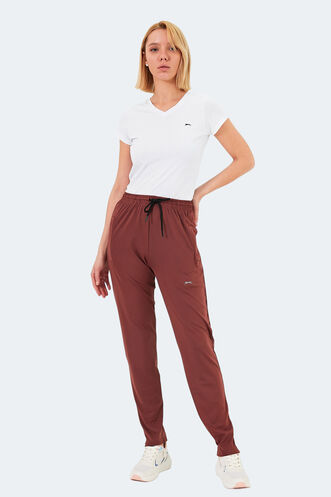 Slazenger KARMOR Women's Sweatpants Coffee - Thumbnail