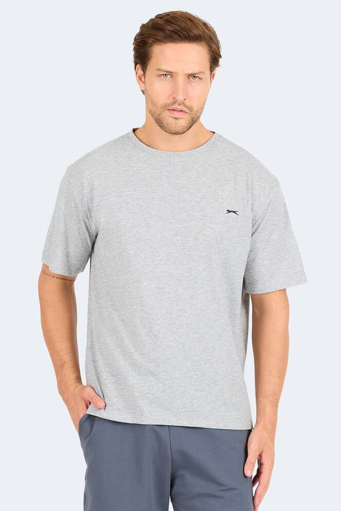 Slazenger KARNEN OVER Erkek Kısa Kollu T-Shirt Gri