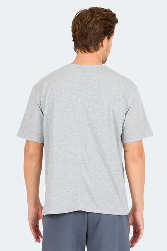 Slazenger KARNEN OVER Erkek Kısa Kollu T-Shirt Gri - Thumbnail