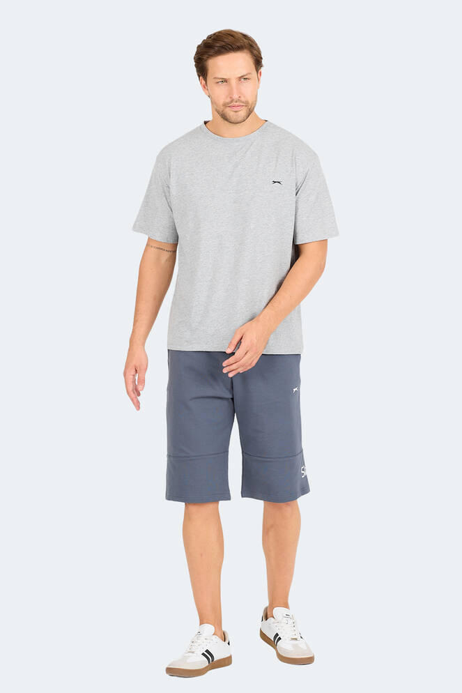 Slazenger KARNEN OVER Erkek Kısa Kollu T-Shirt Gri