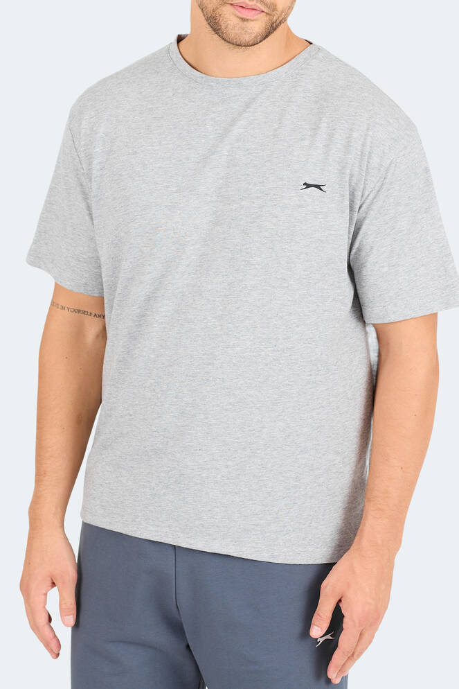 Slazenger KARNEN OVER Men's Short Sleeve T-Shirt Gray