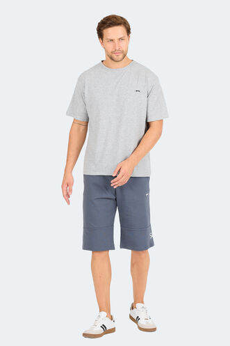Slazenger KARNEN OVER Men's Short Sleeve T-Shirt Gray - Thumbnail