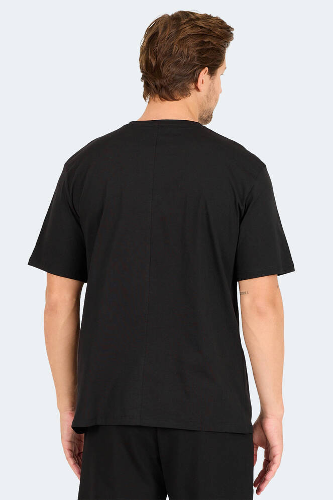 Slazenger KARNEN OVER Men's Short Sleeve T-Shirt Black