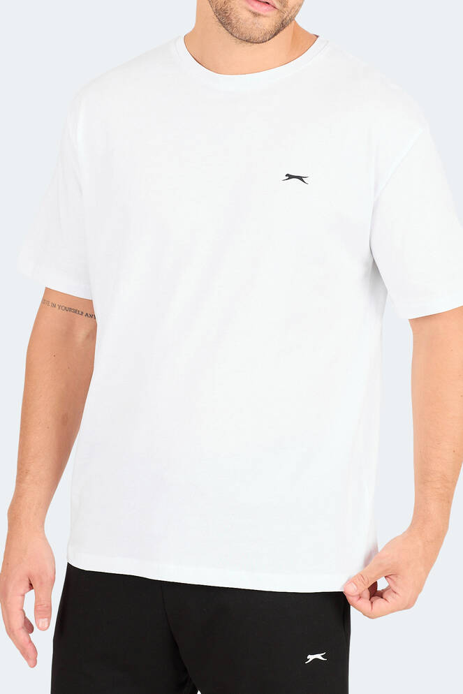 Slazenger KARNEN OVER Men's Short Sleeve T-Shirt White