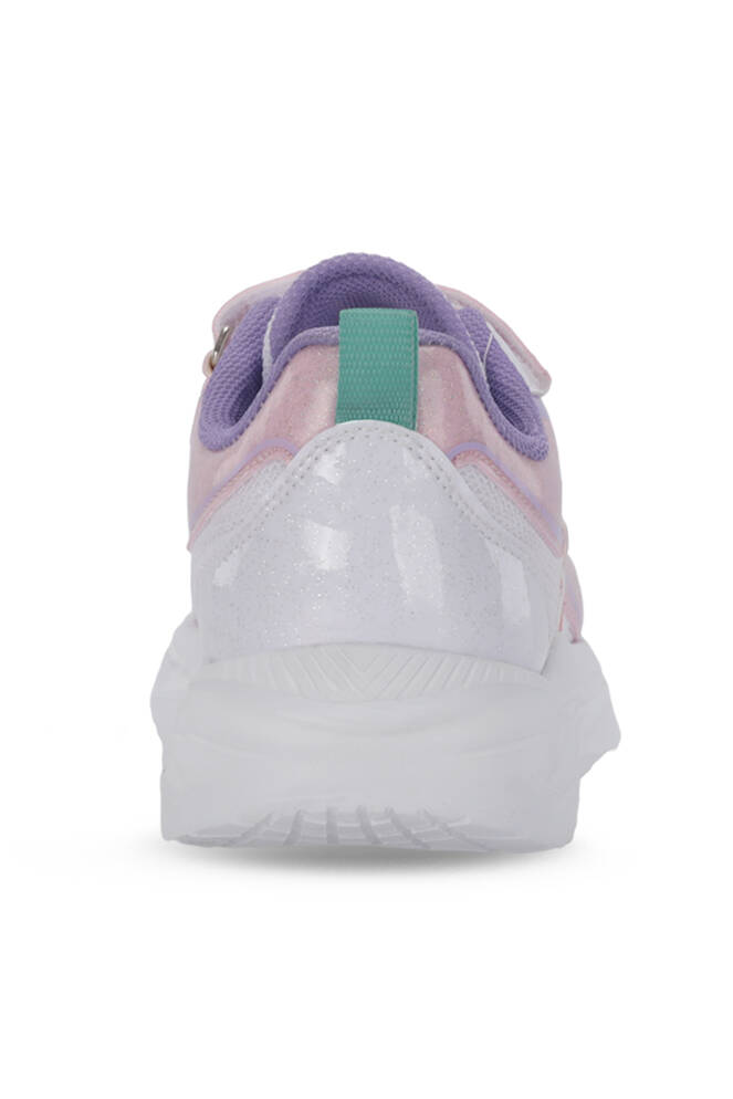 Slazenger KAROLIS Kız Çocuk Cırt Cırtlı Beyaz / Pembe Günlük Spor Ayakkabısı
