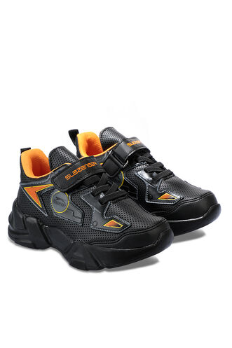 Slazenger KASUMI Erkek Çocuk Siyah / Siyah Sneaker - Thumbnail