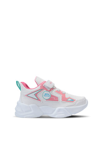 Slazenger KASUMI Kız Çocuk Beyaz / Pembe Sneaker - Thumbnail