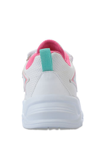 Slazenger KASUMI Kız Çocuk Beyaz / Pembe Sneaker - Thumbnail