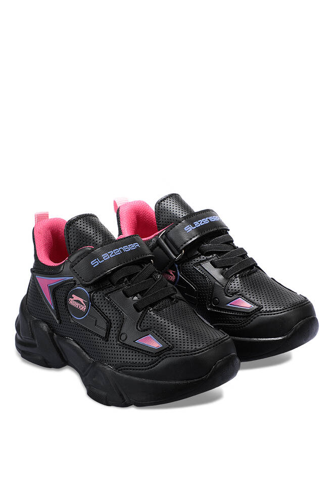 Slazenger KASUMI Kız Çocuk Siyah / Fuşya Sneaker