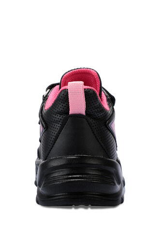 Slazenger KASUMI Kız Çocuk Siyah / Fuşya Sneaker - Thumbnail