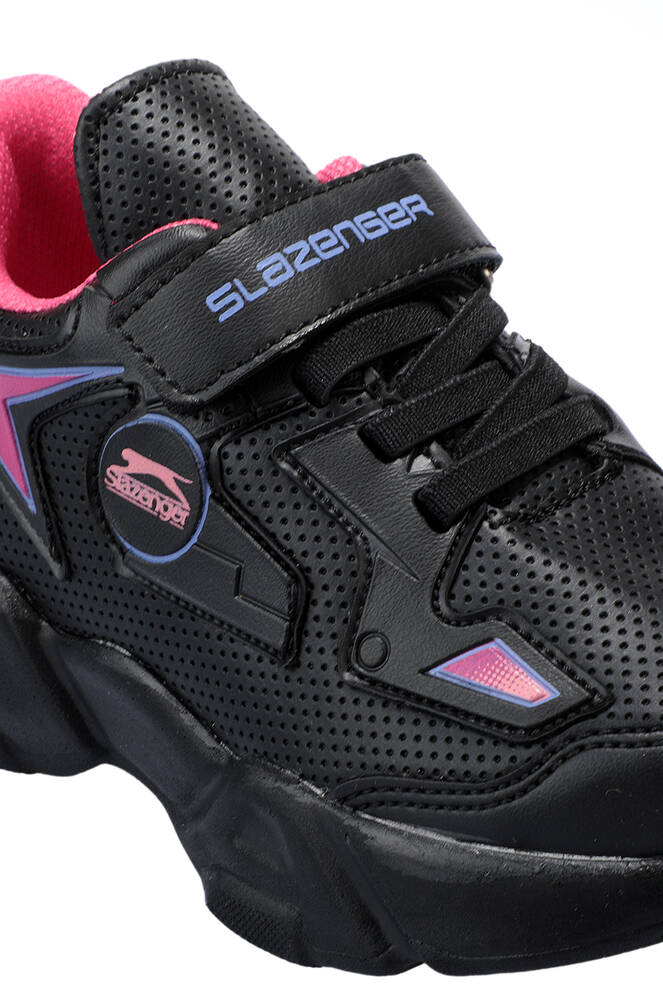 Slazenger KASUMI Sneaker Girls Children's Shoes Black - Fuchsia