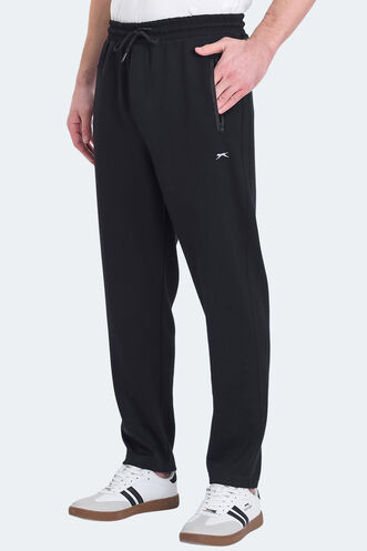 Slazenger - Slazenger KATAR Erkek Eşofman Altı Siyah