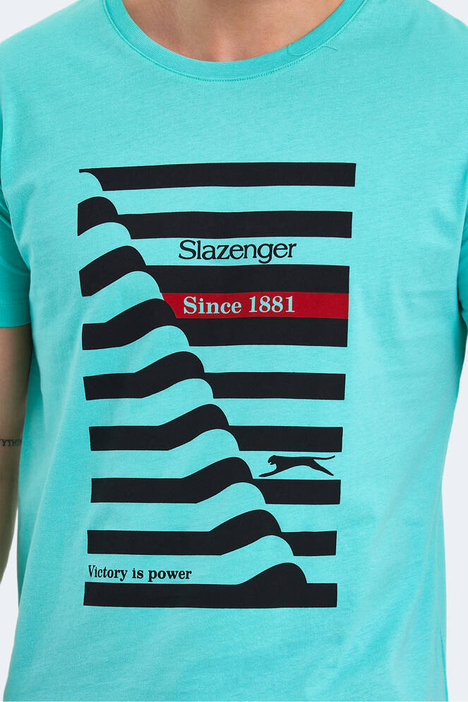 Slazenger KATELL Erkek Kısa Kollu T-Shirt Nane