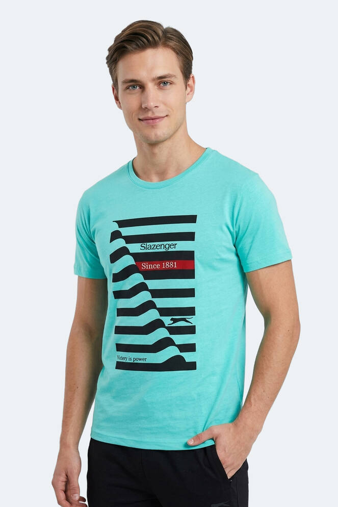 Slazenger KATELL Erkek Kısa Kollu T-Shirt Nane
