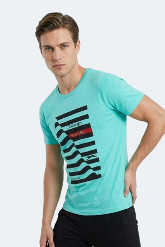 Slazenger KATELL Erkek Kısa Kollu T-Shirt Nane - Thumbnail