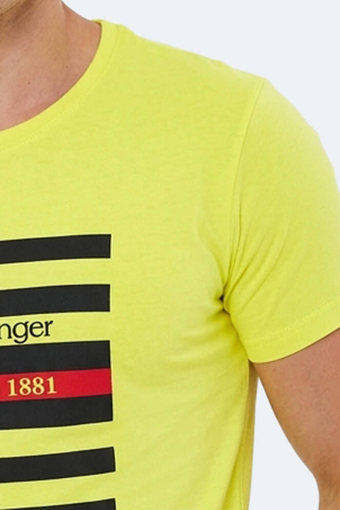 Slazenger KATELL Erkek Kısa Kollu T-Shirt Sarı
