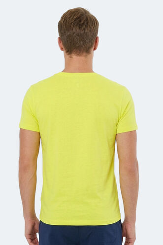 Slazenger KATELL Erkek Kısa Kollu T-Shirt Sarı - Thumbnail