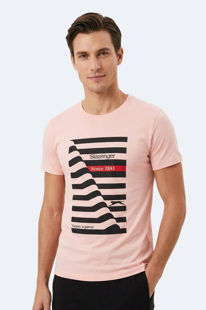Slazenger KATELL Erkek Kısa Kollu T-Shirt Somon