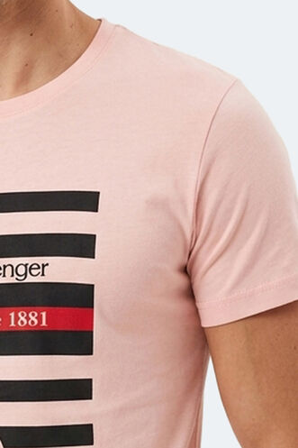 Slazenger KATELL Erkek Kısa Kollu T-Shirt Somon - Thumbnail
