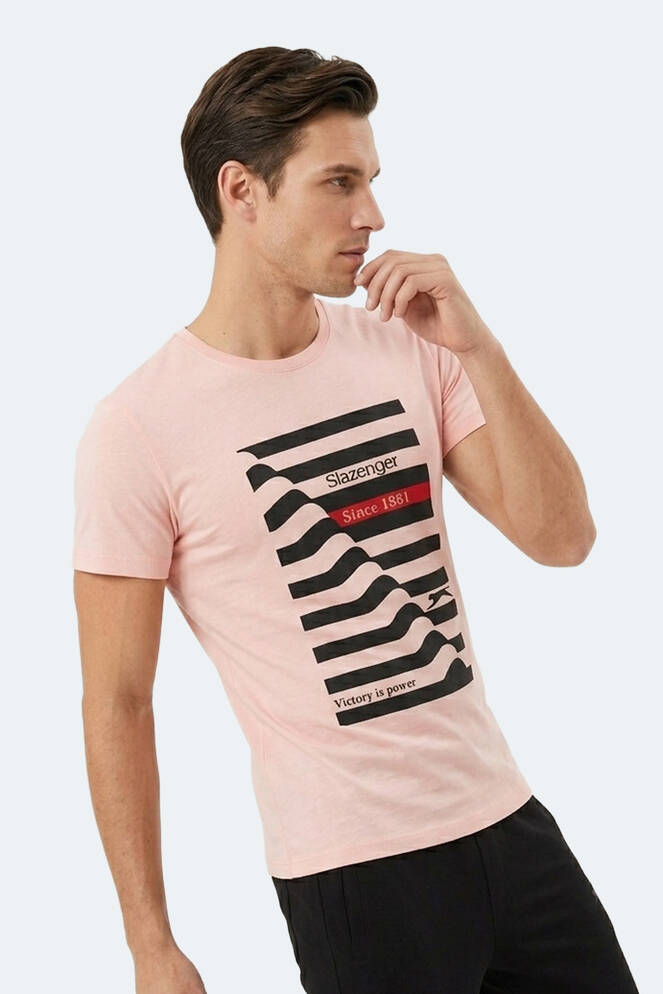 Slazenger KATELL Erkek Kısa Kollu T-Shirt Somon