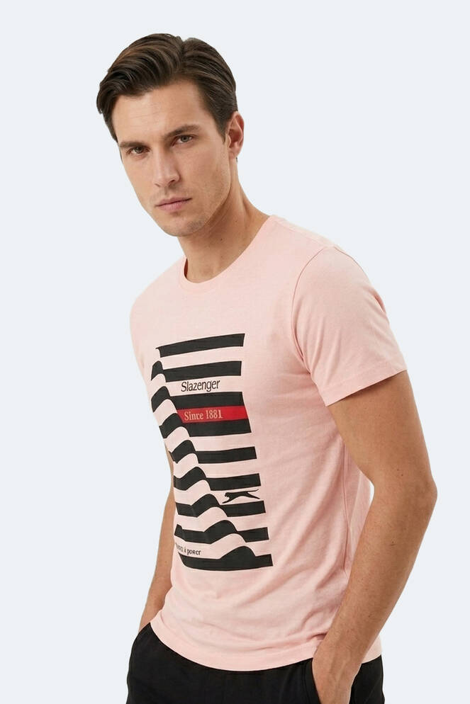 Slazenger KATELL Erkek Kısa Kollu T-Shirt Somon