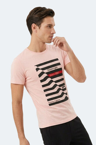 Slazenger KATELL Men's Short Sleeve T-Shirt Salmon - Thumbnail