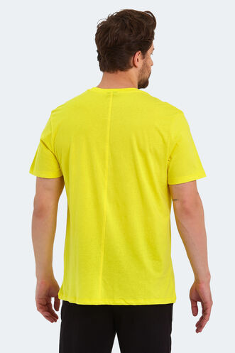 Slazenger KATELL OVER Erkek Kısa Kollu T-Shirt Açık Sarı - Thumbnail