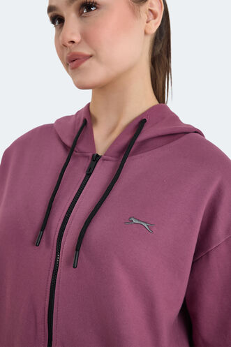 Slazenger KATHLEENA Kadın Sweatshirt Gül - Thumbnail