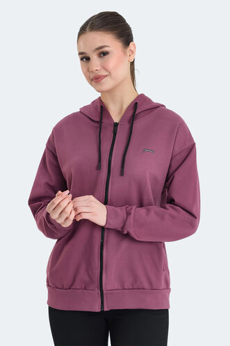 Slazenger KATHLEENA Kadın Sweatshirt Gül - Thumbnail