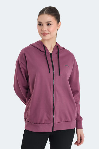 Slazenger KATHLEENA Kadın Sweatshirt Gül - Thumbnail